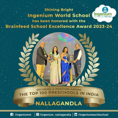 Brainfeed Educational Excellence Award 2023-24